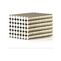 Dünya Magnet 100 Adet 5x3 Mm Yuvarlak Güçlü Neodyum Mıknatıs Çap: 5 Mm X Kalınlık: 3 Mm