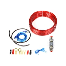 Springsun 1500w 8ga Araç Ses Sistemi Amplifikatör Kiti - 60a Sigortalı Yüksek Güç Kablosu