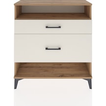 Arges Şifonyer Tek Raflı 2 Çekmeceli 88x30x96 Çam-aytaşı Atlas Çam