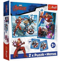 Puzzle-93333 2w1 Marvel The Avengers Çocuk Puzzle