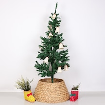 Yılbaşı Ağacı Eteği 55x36x26 Cm Doğal Su Sümbülü