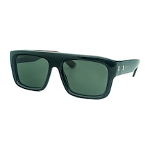 Gucci Gg 1461s 001 55 Unisex Dikdörtgen Siyah Kemik Güneş Gözlüğü