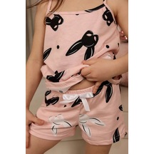 Taıv Çocuklar İçin Bahçe Pijaması Şortlu 219994261 Pembe