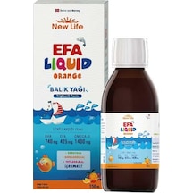 Newlife Efa Liquid Orange Balık Yağı Şurubu 150Ml
