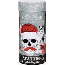 Tattoo Sketching Set N:40083 14'lü Metal Kutu