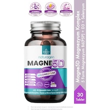 Naturagen Magne 5d Magnezyum Kompleksi 200mg 30 Çiğnenebilir Tablet P5p, D3, Selenyum Nane & Limon Aromalı