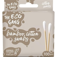 The Eco Gang - Cotton Swabs - 100pcs - White - Bambu Kulak Çubuğu 100lü Beyaz