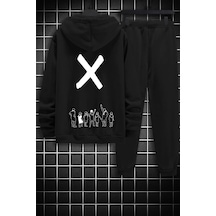Uyguntarz Unisex Design X Eşofman Takımı Siyah