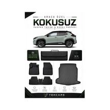 Toyota Yaris Cross 2025 Model Aracınıza Özel 4d Karbonlu Kauçuk Paspas Takımı Ve Alt Bagaj Havuzu