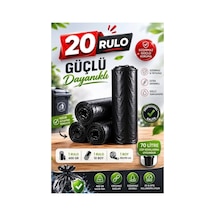 Kalın Jumbo Boy Çöp Torbası 10lu 20 Paket Ebat:80x110 - 932662003