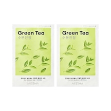 Yeşil Çay Özlü Nemlendirici Yaprak Maske 1ad Airy Fit Sheet Mask Green Tea 2li Paket