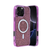 Joko Apple iPhone Uyumlu  16 Pro Uyumlu Helen Magsafe Kapak - Derin Mor