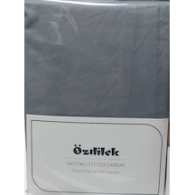 Özdilek Colourist Battal Çift Kişilik Çarşaf Seti 180x200 Kül Gri Kül Gri