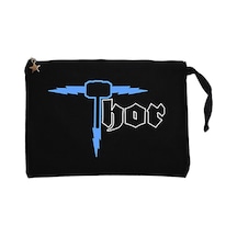 Thor Stormbreaker Siyah Clutch Astarlı Cüzdan / El Çantası Siyah