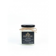 Cozy Nights Tarçın & Vanilya Kokulu El Yapımı Doğal Soya Mumu Happy Blaze Candle Beyaz