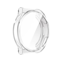 Huawei Watch 4 Pro İçin Kılıf 360 Full Round Soft Silicone Şeffaf Watch 4 Pro İle Uyumlu Kılıf - Şeffaf Çok Renkli