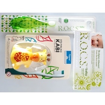 Rocs Baby Diş Macunu+Diş Fırçası Ve Fırça Kabı