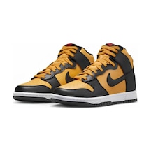 Nike Dunk High Retro University Gold And Black Unisex Sneaker Ayakkabı Siyah Sarı