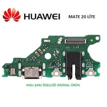 Huawei Uyumlu Mate 20 Lite Şarj Kulaklık Soket Mikrofon Bordu Sne-Lx1