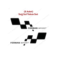 Forman Sticker Skoda Forman Kapı Altı Sticker Oto Sticker