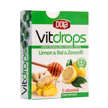 Dola Vitdrops Limon & Bal & Zencefil Boğaz Pastili 30 G