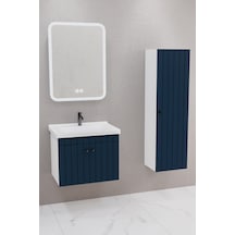 Avien 65 Cm Banyo Dolabı Cmr Led Aynalı Lacivert- Boy Dolap Dahil Lacivert Avien 65 Cm Banyo Dolabı Cmr Led Aynalı Lacivert- Boy Dolap Dahil Lacivert