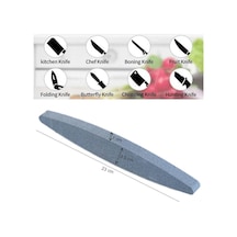 1 Adet Bileme Taşı 150 Grit Oval Bileme Taşı Bıçak Bileme Bıçak Bileyici Taş Bileğ Taşı