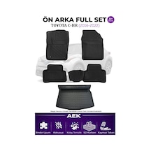 Toyota Chr 2016-2022 5d Karbon Paspas Takımı +3d Pvc Bagaj Havuzu