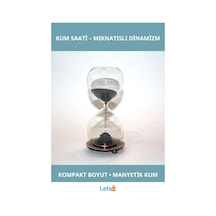 Mıknatıslı Kum Saati Modern Dekoratif Aksesuar 1 Adet