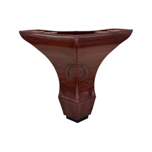 Cateksss 10 Cm Koç Lükens Ayak Ahşap Ceviz - 15 Li Paket