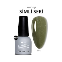 Momo Professional Kalıcı Oje S012 Simli Haki Yeşil 14 Ml
