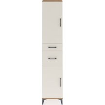 Arges Dolap 4 Raflı 2 Çekmeceli 2 Kapaklı 44x30x221 Çam-aytaşı Çam