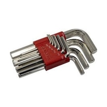 İzeltaş 4901 SAE Allen Anahtar Takımı Altı Köşe 10 Parça - 4901003110