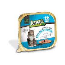 Jungle Somonlu Pate Yetişkin Kedi Yaş Maması 100 G