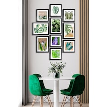 10 Parçalı Çerçeve Görünümlü Mdf Tablo Seti Flm091 Çok Renkli - 713604784 Çok Renkli