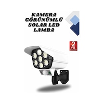 Kamera Görünümlü Led Lamba Dönebilen Bahçe Aydınlatması Duvar Lambası Açık Mavi 45171456