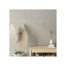 Hasır Keten Dokulu Düz Silinebilir Duvar Kağıdı 104-6 Wallert Olivia, Krem, Kağıt Taban Taban + Vinil Kaplama - 16.5 M²
