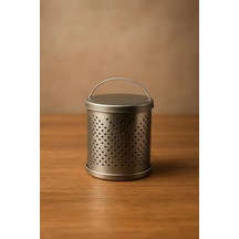 Paslanmaz Çelik Kapaklı Çay Süzgeci 8 Cm Akrilik Diğer