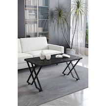 Milano Tekerlekli Orta Sehpa Siyah Metal - Siyah Mermer Tabla Milano Tekerlekli Orta Sehpa Siyah Metal - Siyah Mermer Tabla