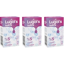 Lugol's Solution Iyot %5 Damla 3 x 30 ML