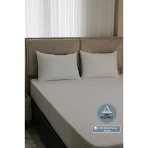 Adarya Home %100 Örme Pamuk Fitted Full Kenar Sıvı Geçirmez Yatak Koruyucu Alez 60 x 120 Beyaz