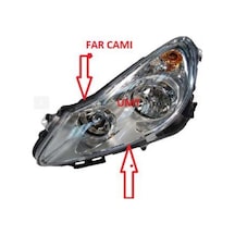 Opel Corsa D Far Camı Sol 06 -10
