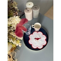 Pip Studio Kuşlu Kokteyl Peçete Tekli Kırmızı Pembe Çok Renkli