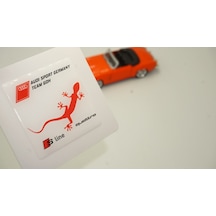 Audi S Line Quattro Gecko Logo Damla Silikon Plaka Logo Arma Ambl
