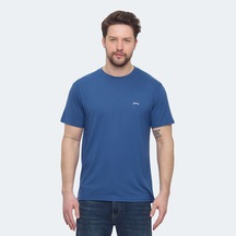 Slazenger KRATER Erkek Indigo Tişört Slazenger KRATER Erkek Indigo Tişört
