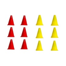 Ciwaa Cwa-2293 Antrenman Hunisi 18 CM 12'li Set Kırılmaz Çok Renkli