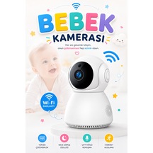 Tek Kameralı Evcil Hayvan Bebek ve Yaşlı Bakım Kamerası Gece Görüşlü Karşılık Konuşma Özellikli