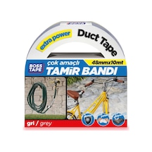 27kids Boss Tape Kanal Tamir Bandi, 10 Metre Uzunluk X 48 Mm Kalinlik, Gri Açık Bej