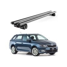 Pençe Skoda Fabia Wagon 2015-2021 Uyumlu Gri Ara Atkı Port Bagaj Tavan Barı