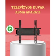 Hubrendy Tekno 32-42 İnç Tv Askı Aparatı Kolay Kurulum Düz Ve Kompakt Tasarım